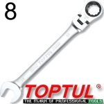 Toptul AOAH0808 Γερμανοπολύγωνο καστάνιας σπαστό 8mm