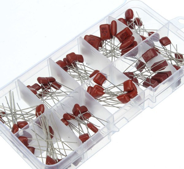 Capacitor MKT Assortment Kit 10-470nF - 100pcs