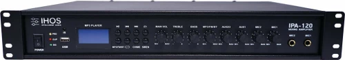Ihos Ipa-120 Public Address Ενισχυτής Με Μίκτη 120W