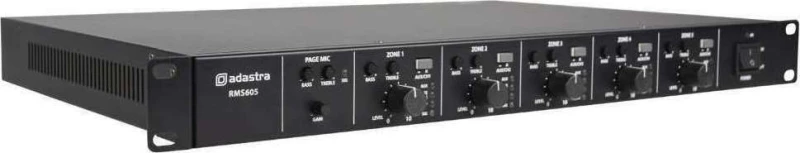 Adastra Rms605 Τελικός Ενισχυτής 5 Καναλιών 5X60W Rms (Τεμάχιο)