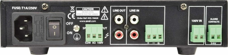 Adastra Us60 Τελικός Ενισχυτής 100V 60W Rms (Τεμάχιο)