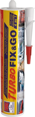 Turbo Fix&Go Κόλλα Μονταρίσματος Γκρι 290ml