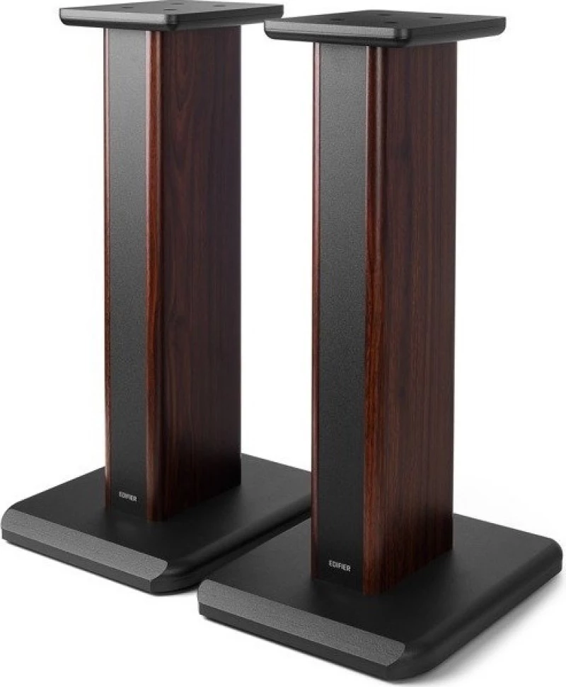 Edifier Βάσεις Ηχείων Δαπέδου S3000Pro Stands (Ζεύγος) σε Καφέ / Μαύρο Χρώμα