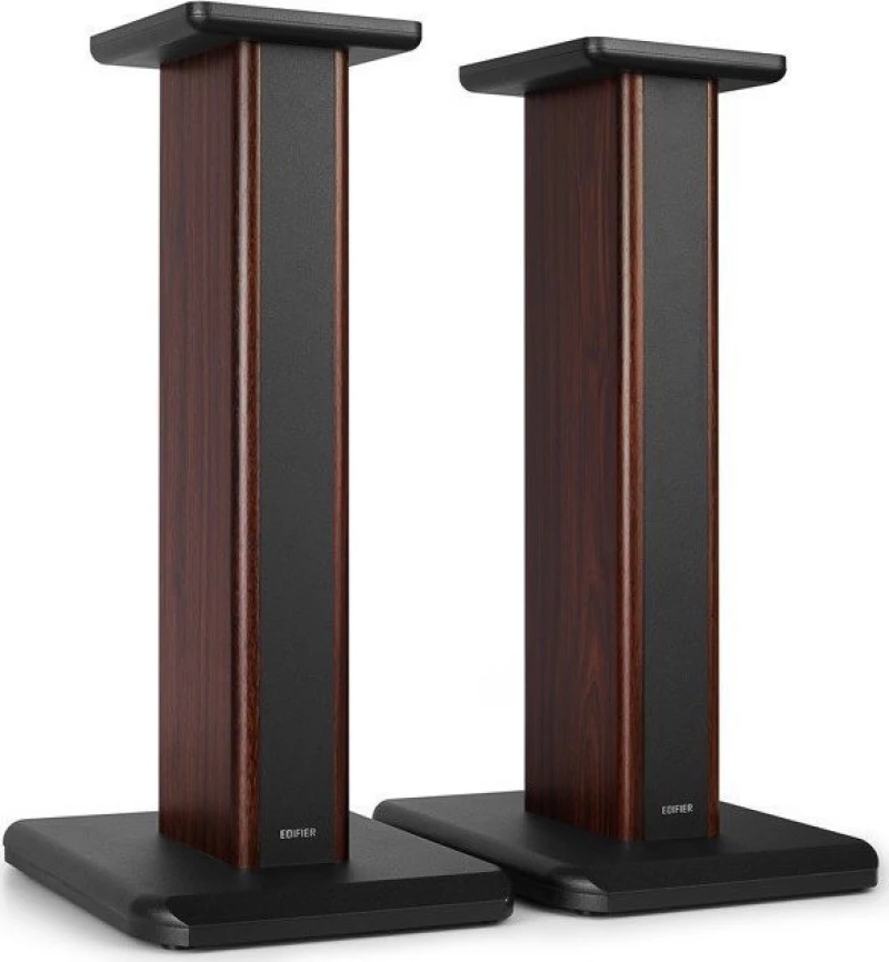 Edifier Βάσεις Ηχείων Δαπέδου S3000Pro Stands (Ζεύγος) σε Καφέ / Μαύρο Χρώμα