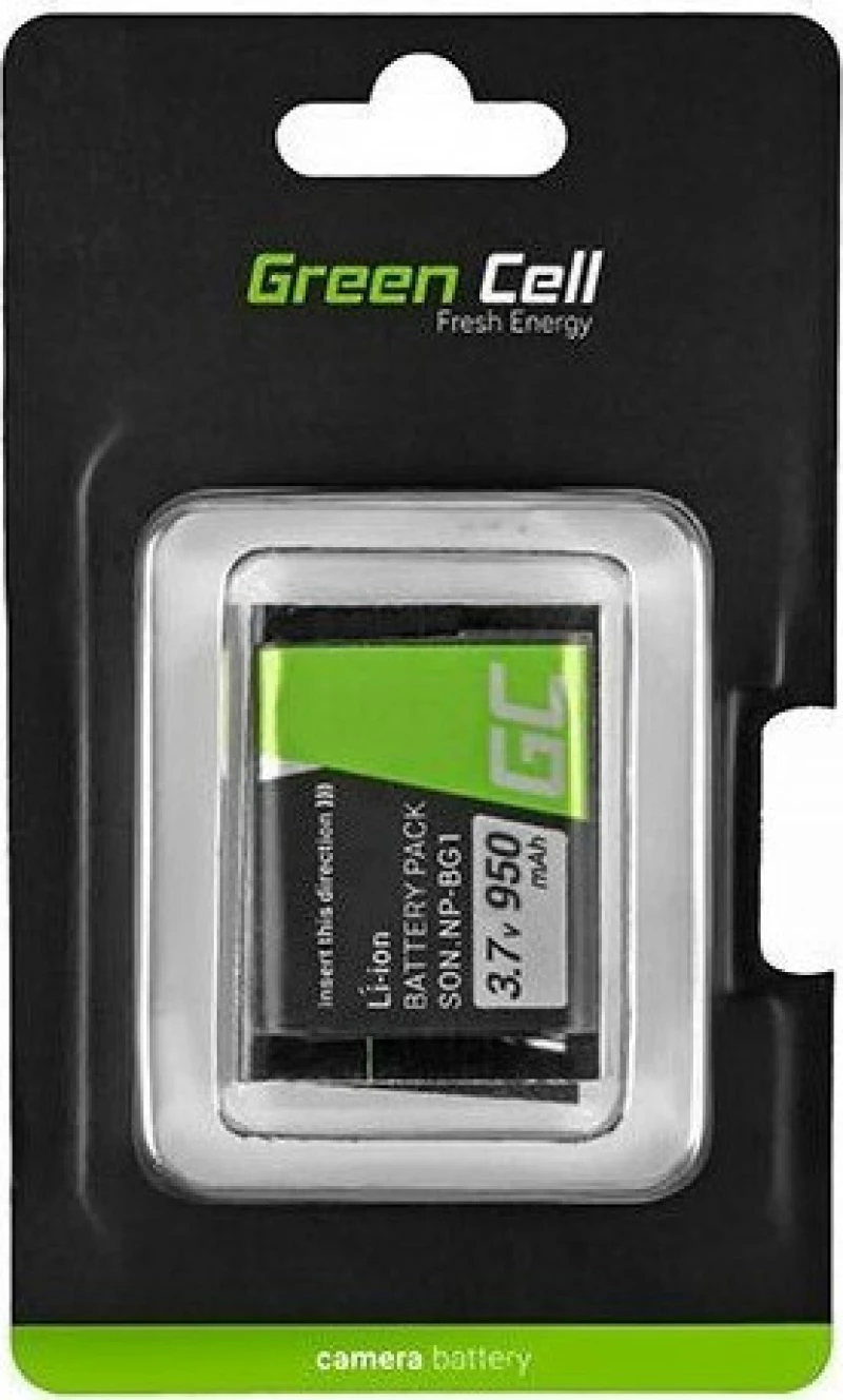 Green Cell Μπαταρία Φωτογραφικής Μηχανής NP-BG1 950mAh Συμβατή με Sony