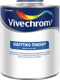 Vivechrom Διαλυτικό 15lt Διάφανο Πινέλου