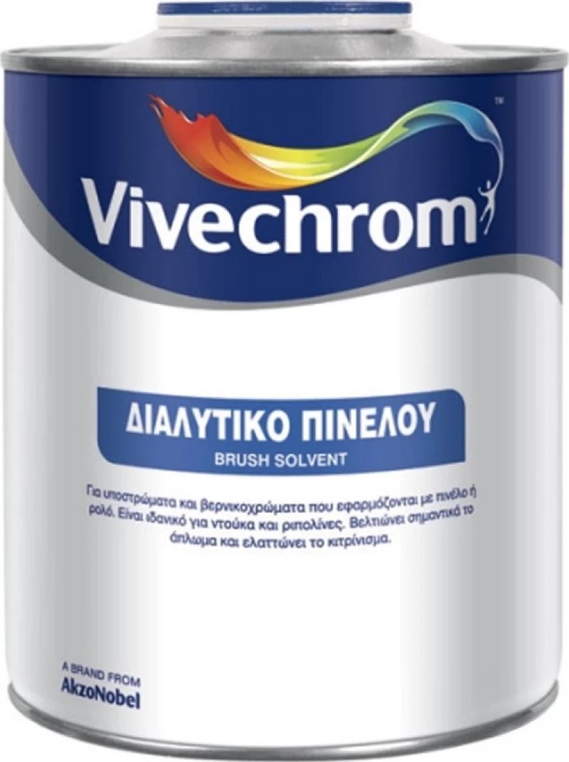 Vivechrom Διαλυτικό 15lt Διάφανο Πινέλου