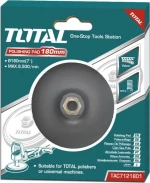 Total Πέλμα Λείανσης Velcro 180mm TAC7121801