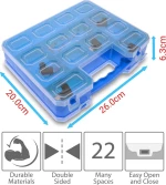 Ταμπακιέρα Πλαστική Dual Side 22 Θέσεων