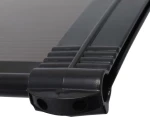 vidaXL Στέγαστρο Πόρτας 120 x 100 εκ. Πλαστικό Μαύρο 45633