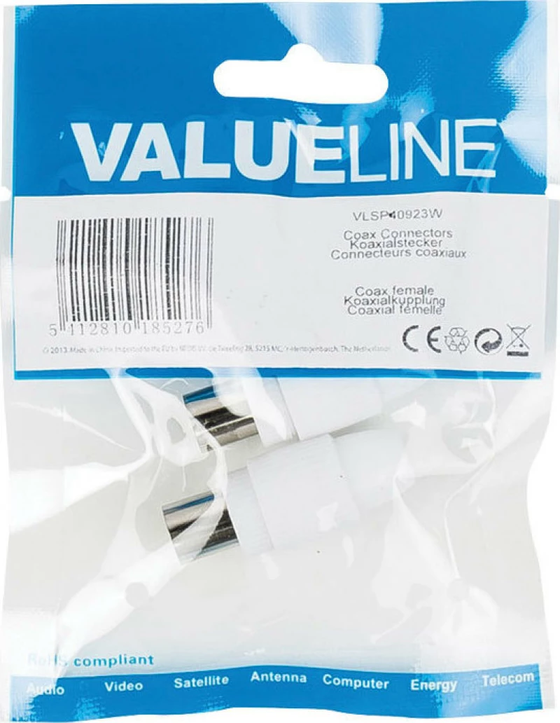 Valueline Coax female (VLSP40923W)