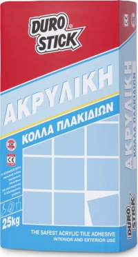 Ακρυλική κόλλα πλακιδίων Durostick 25 Kg