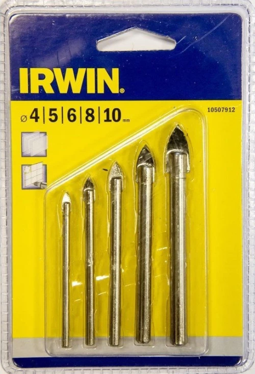 Irwin Τρυπάνι Γυαλιού / Πλακιδίων 10507912 5τμχ