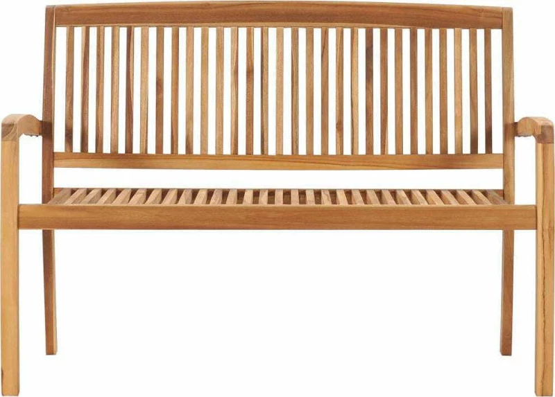 Παγκάκι 3063284 Ξύλο Teak / Πράσινο 128.5x57.5x90cm