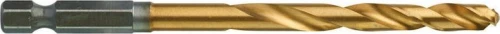 Milwaukee Τρυπάνι Τιτανίου HSS-G TiN Hex 6x105mm 48894714 1τμχ