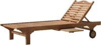 Ξαπλώστρα Ξύλινη Bliumis 5037 G 200x65cm