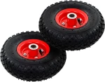 vidaXL Ρόδες για Καρότσια Μεταφοράς 2τμχ 3.00-4 (260x85) Καουτσούκ 142973