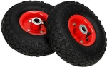 vidaXL Ρόδες για Καρότσια Μεταφοράς 2τμχ 3.00-4 (260x85) Καουτσούκ 142973