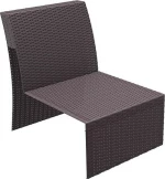Καρέκλα Rattan Monaco Brown