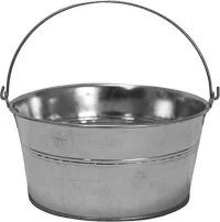 Plastona Κασπώ Κουβάς 17x9εκ. Γκρι