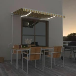 vidaXL Τέντα Πτυσσόμενη 3x2.5m Αυτόματη με LED & Αισθ. Ανέμου