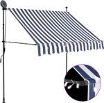 vidaXL Τέντα Πτυσσόμενη 1x1.2m Led