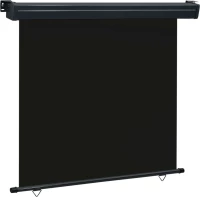 Σκίαστρο Βεράντας Πλαϊνό Μαύρο 160 x 250 εκ.