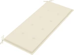 Παγκάκι 3063878 120x55x90cm Καφέ - Κρεμ