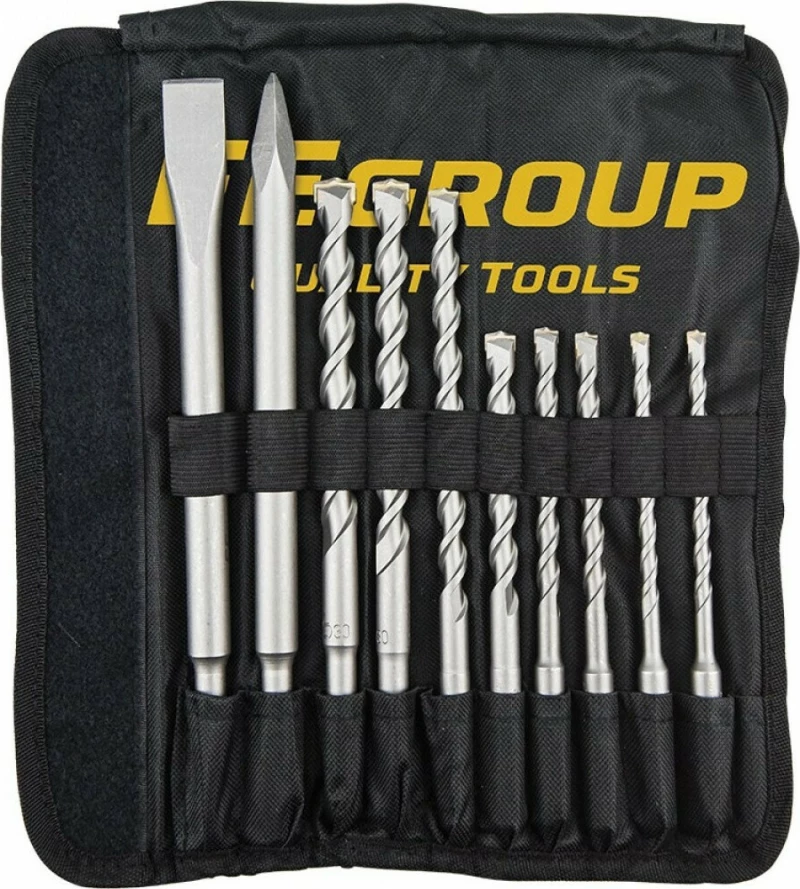 F.F. Group Σετ Εξαρτημάτων SDS Plus 43408 10τμχ