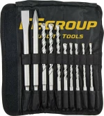 F.F. Group Σετ Εξαρτημάτων SDS Plus 43408 10τμχ