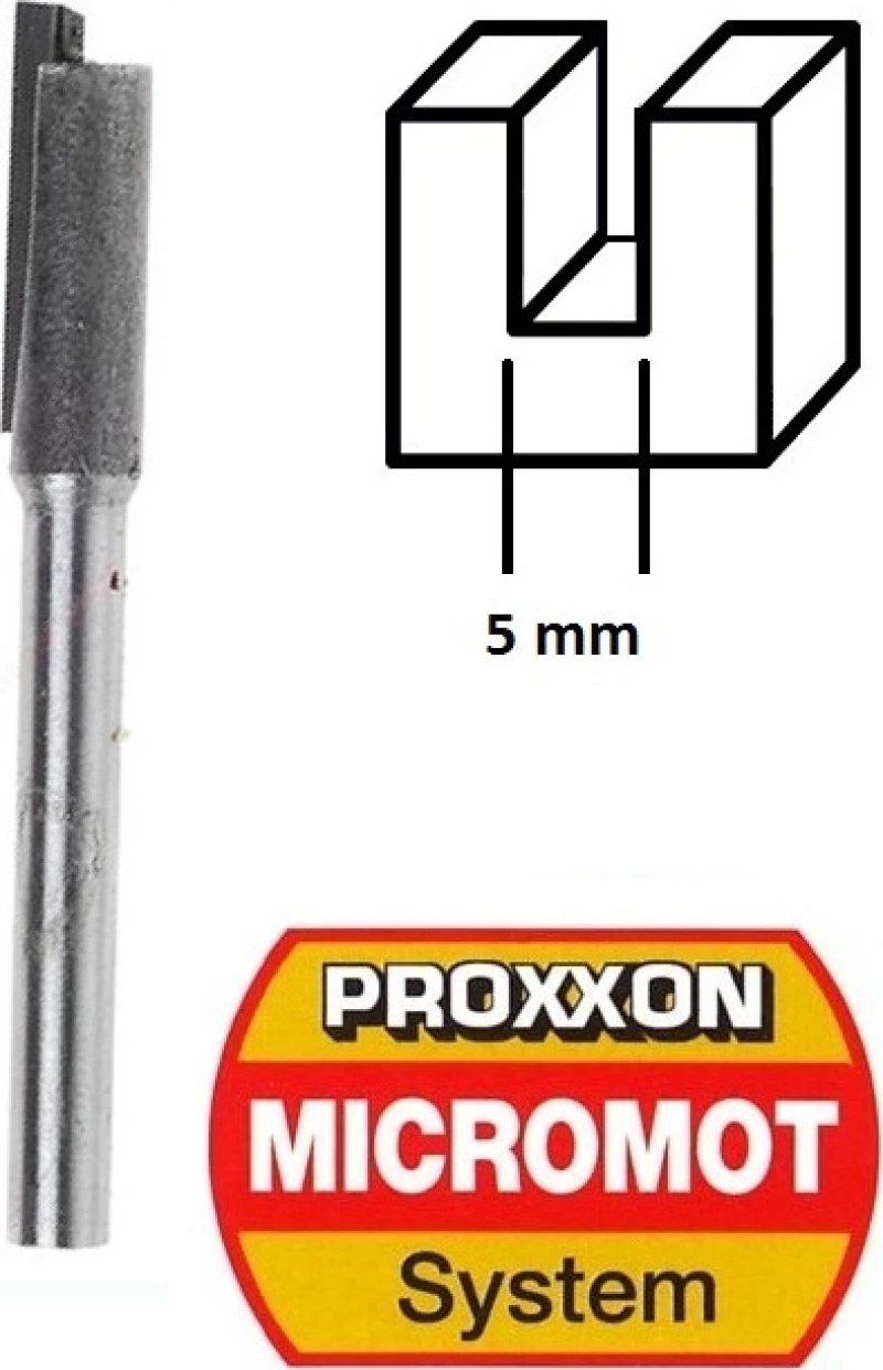 Proxxon Φρεζάκι Εσοχής 5mm 29026