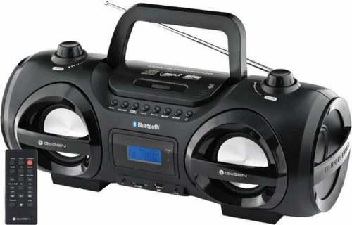 GoGEN Φορητό Ηχοσύστημα CDM 425 SUBT με Bluetooth / CD / MP3 / USB / Ραδιόφωνο σε Μαύρο Χρώμα