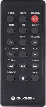 GoGEN Φορητό Ηχοσύστημα CDM 425 SUBT με Bluetooth / CD / MP3 / USB / Ραδιόφωνο σε Μαύρο Χρώμα