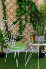 Μαξιλάρι κάθισμα στρογγυλό Φερ Φορζέ Be Comfy Bice Green 6004 Κάθισμα Διάμετρος 43cm