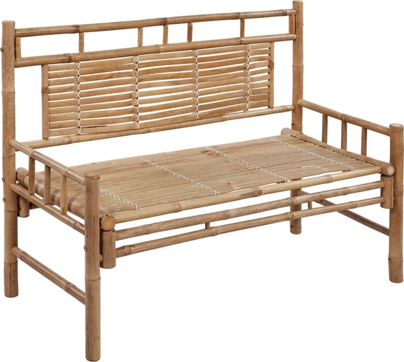 Παγκάκι 3063892 120x55x90cm Καφέ - Γκρι
