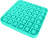 Push Pop It Bubble Fidget Toy Τετράγωνο Τιρκουάζ