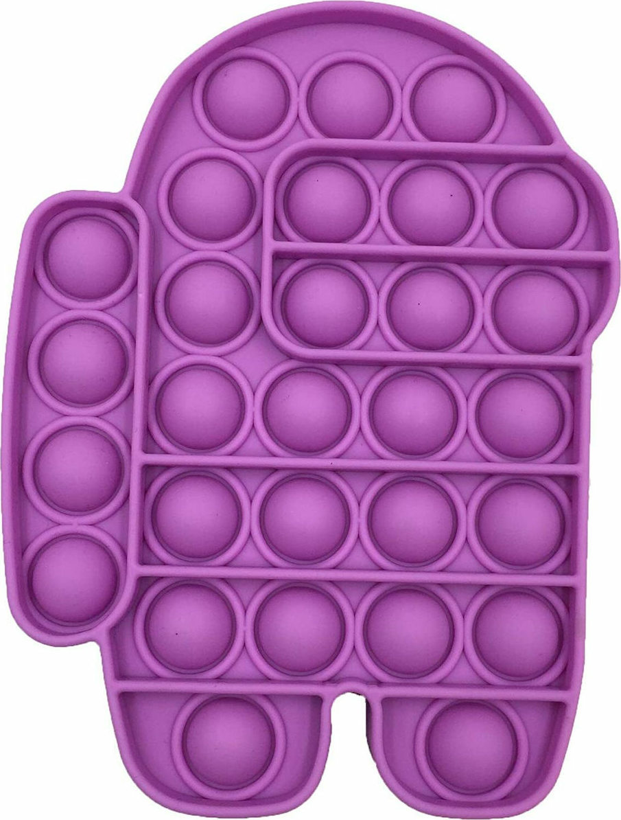 Fidget Bubble Pop Among Us Μωβ