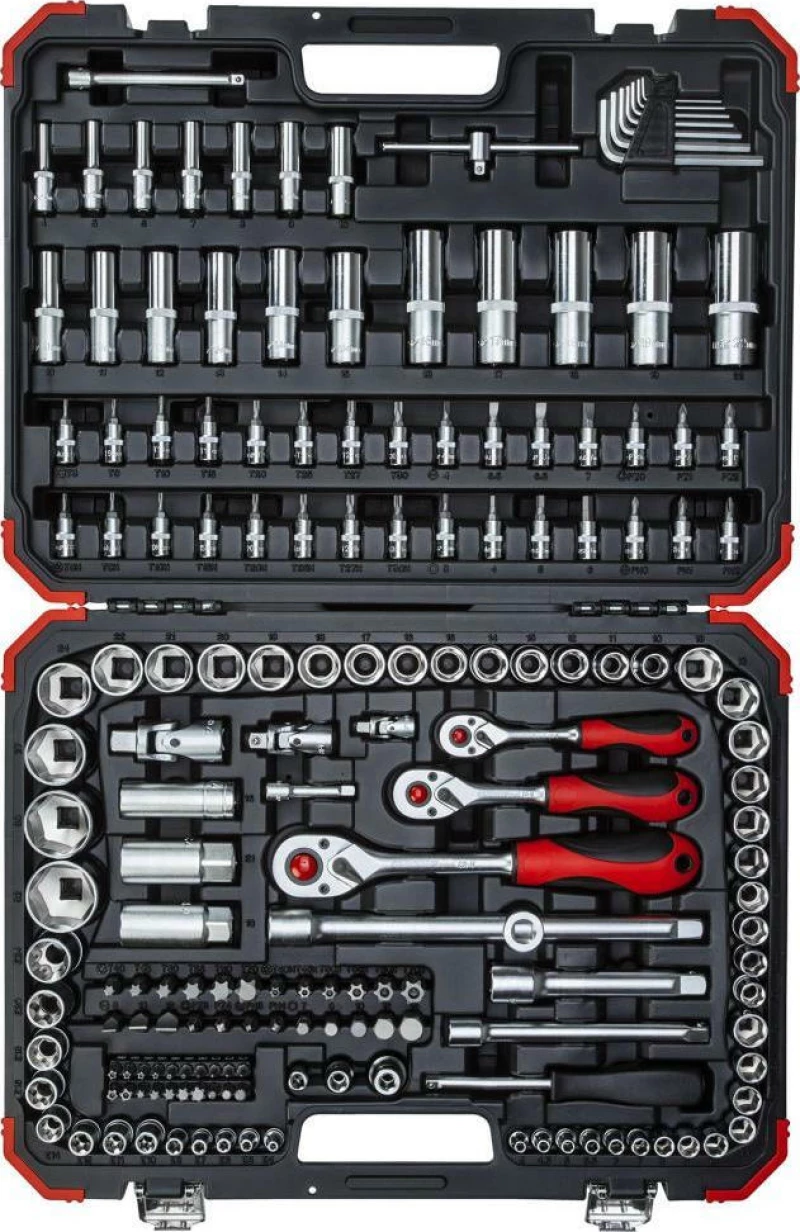 Gedore R45603172 Καστάνια με Καρυδάκια 12" & 14" & 38" 172τμχ