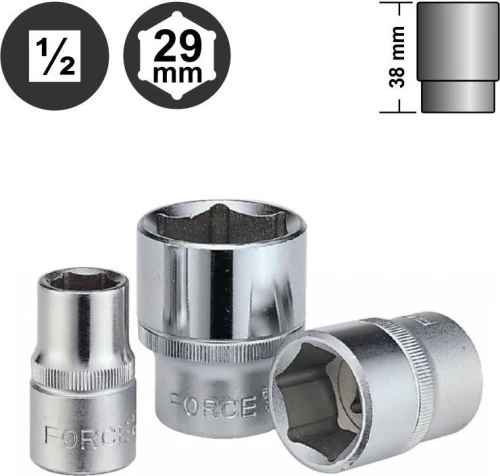 Force Καρυδάκι 1/2" 29mm 54529