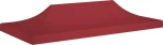 vidaXL Κάλυμμα Τέντας Εκδηλώσεων Μπορντό 6x3m 270gr/m² 315331