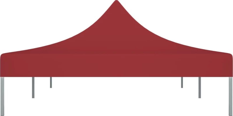 vidaXL Κάλυμμα Τέντας Εκδηλώσεων Μπορντό 6x3m 270gr/m² 315331
