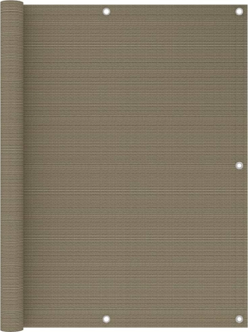 vidaXL Διαχωριστικό Βεράντας Taupe από HDPE 310966