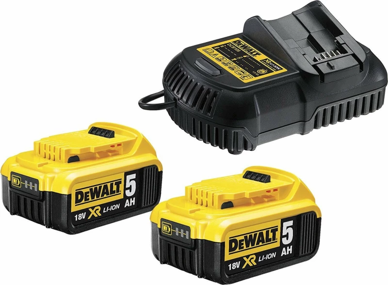 Dewalt DCB115P2 Σετ 2 Μπαταρίες Λιθίου 18V 5Ah με Φορτιστή 10.8-18V