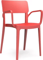 Καρέκλα Πολυπροπυλενίου Panora Red
