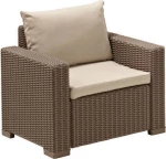 Πολυθρόνα Rattan California Cappuccino