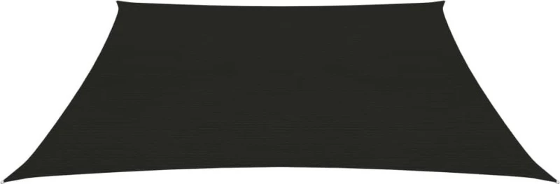 vidaXL Πανί Σκίασης Μαύρο Από HDPE 160 γρ./μ² 6x6m 311719