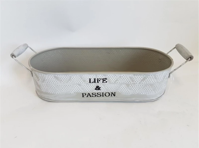 Plastona Κασπώ Life & Passion Λευκό 38.5x18.5x9.5εκ