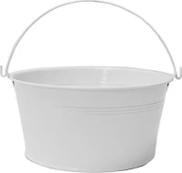 Plastona Κασπώ Κουβάς 17x9εκ. Λευκό