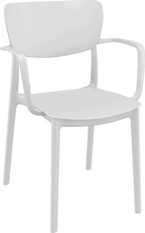 Καρέκλα Πολυπροπυλενίου Lisa 126 White