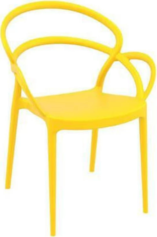 Καρέκλα Πολυπροπυλενίου Mila Yellow